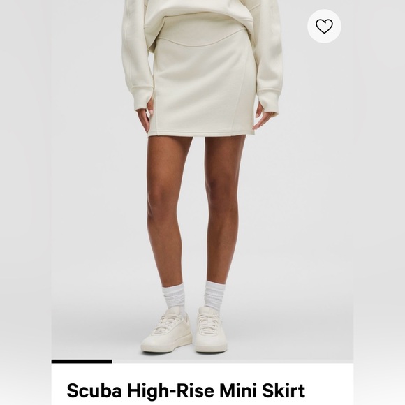 Lululemon Scuba Skirt Vitapink Sweet and Comfy Scuba soft High-Rise Mini Skirt🩷 - Picture 9 of 16